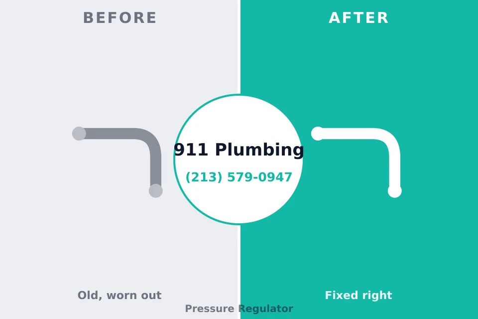 Before and after: plumbing repair Celeste, TX